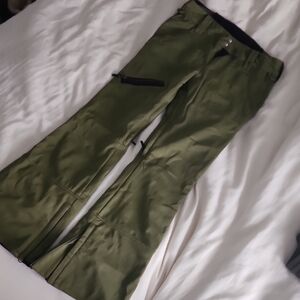 Women's NEFF Erica Olive Green Snow S Pants
